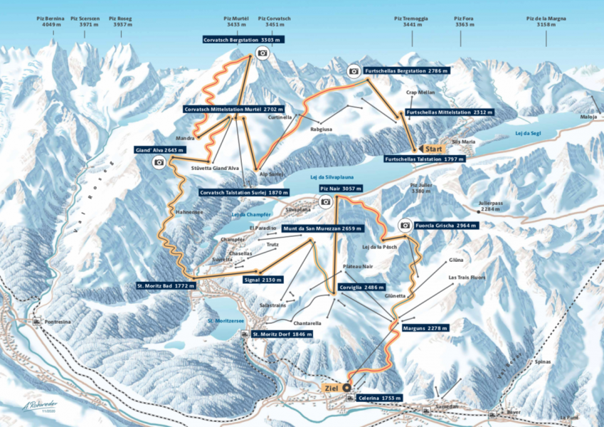 Auf der Snowsafari erwarten dich 99 Pistenkilometer, 6.666 Höhenmeter und 22 Hütten!