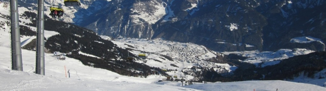 Ausblick von der Bergstation der Ko&#776;nigsleithebahn