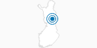 Ski Resort Suomu in East Lapland: Position on map
