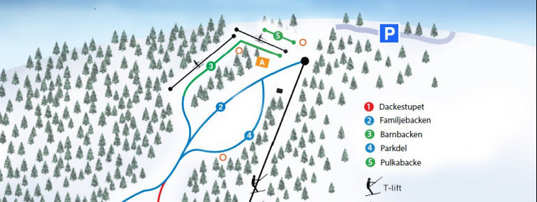 Trail Map Dackestupet