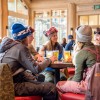 A cosy place to stop for refreshments: the Warm Springs Lodge.