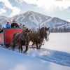 Horse-drawn sleigh rides are also offered in Sun Valley.