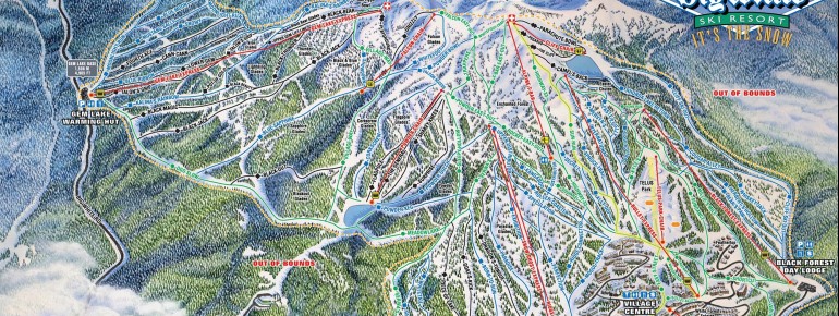 Pistenplan Big White Ski Resort