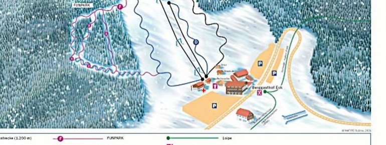 Pistenplan Eck - Riedelstein