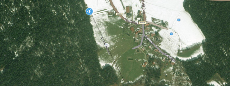 Pistenplan Greising