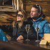Bei Sonnenstrahlen macht auch jeder noch so aktive Wintersportler gern mal ein Päuschen auf der Terrasse.