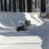 Nach dem Skifahren ist vor dem Rodeln, wofür man sich am Hang der Alten Goldwiese trifft