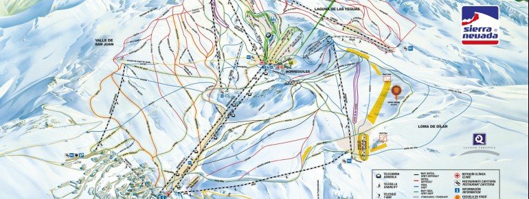 Pistenplan Sierra Nevada