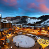 Vail Village bei Nacht.