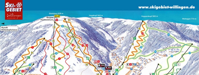 Pistenplan Willingen