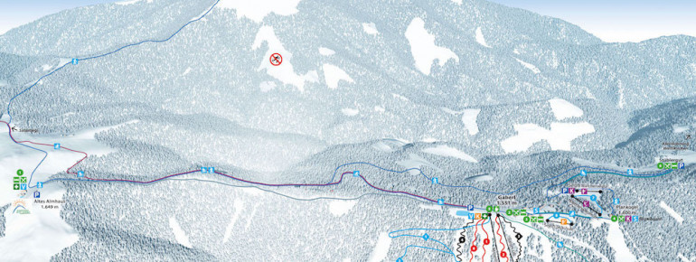 Loipenplan Gaberl - Salzstiegl