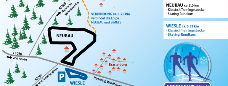 Loipenplan Nordic-Park Aalen